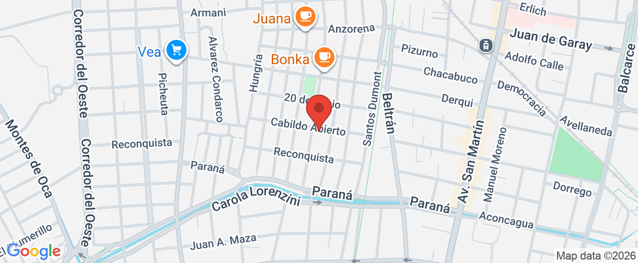 Mapa de la ubicación