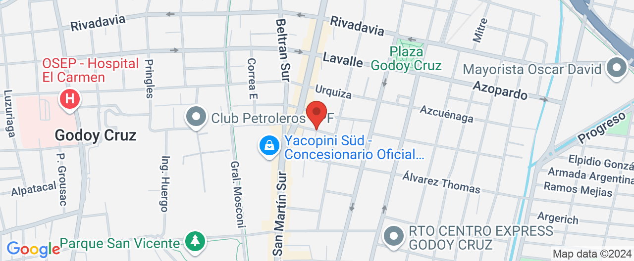 Mapa de la ubicación