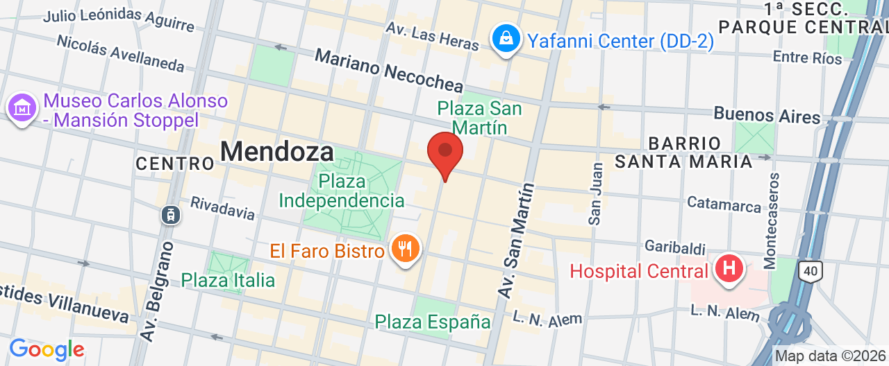 Mapa de la ubicación