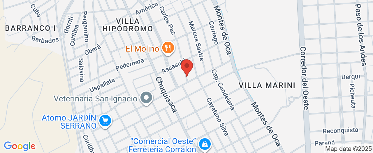 Mapa de la ubicación