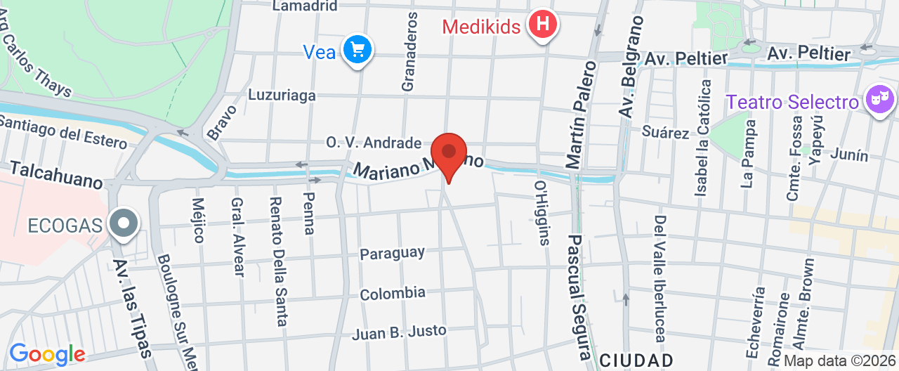 Mapa de la ubicación