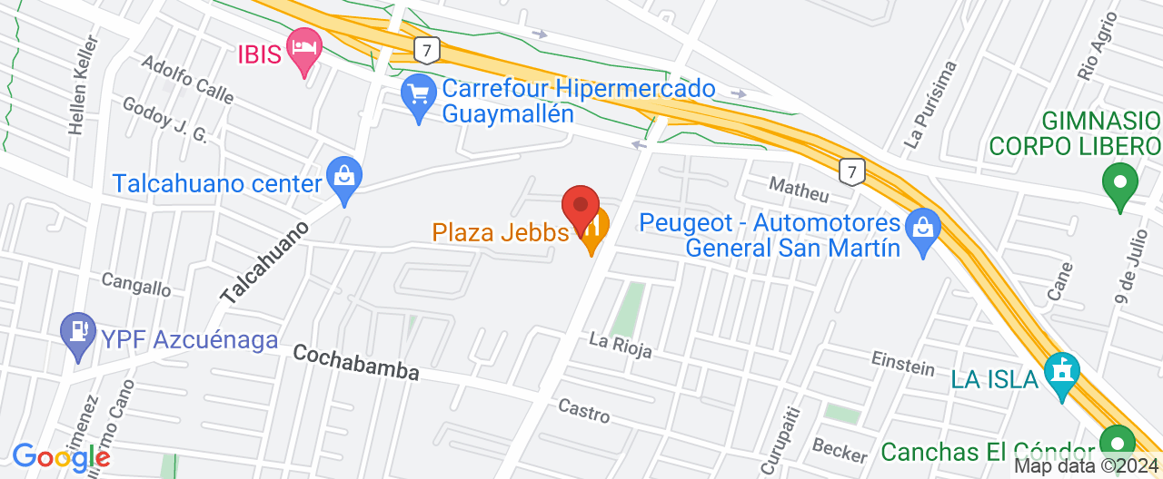 Mapa de la ubicación