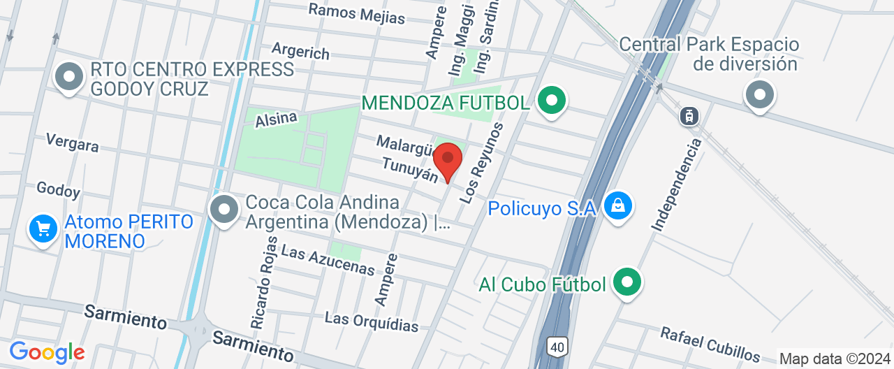Mapa de la ubicación
