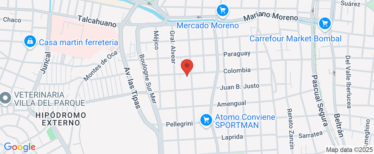 Mapa de la ubicación