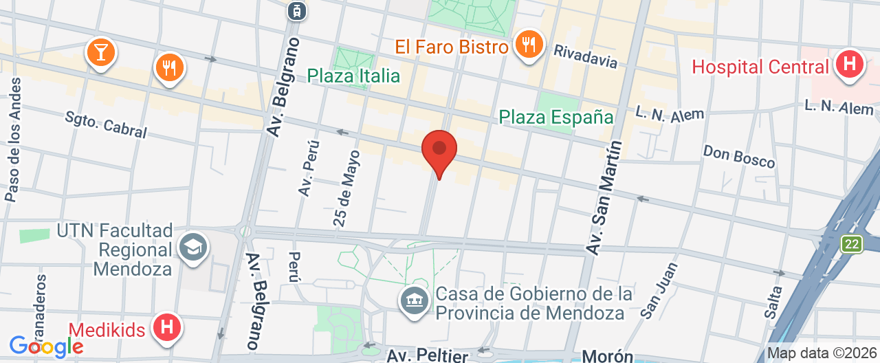 Mapa de la ubicación