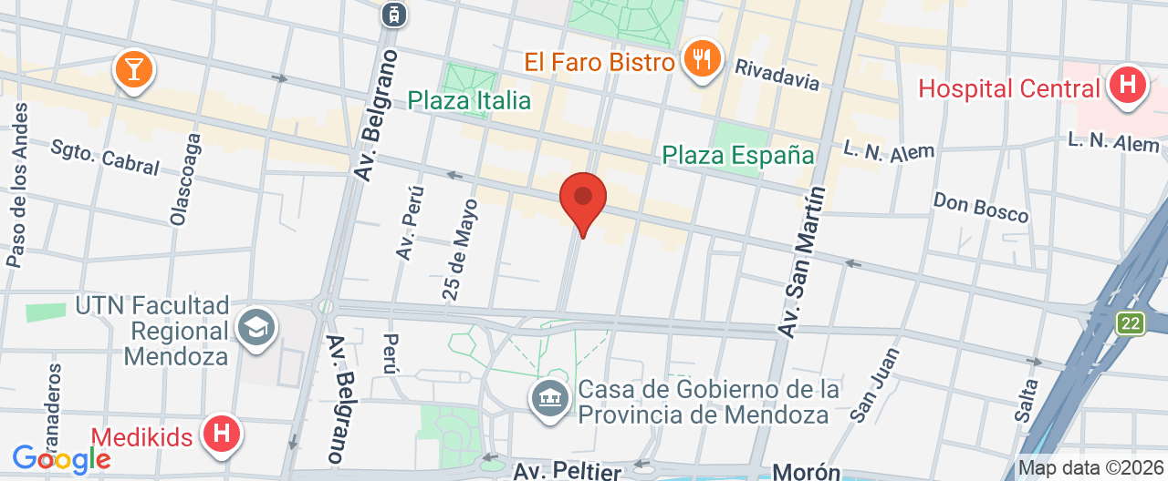 Mapa de la ubicación