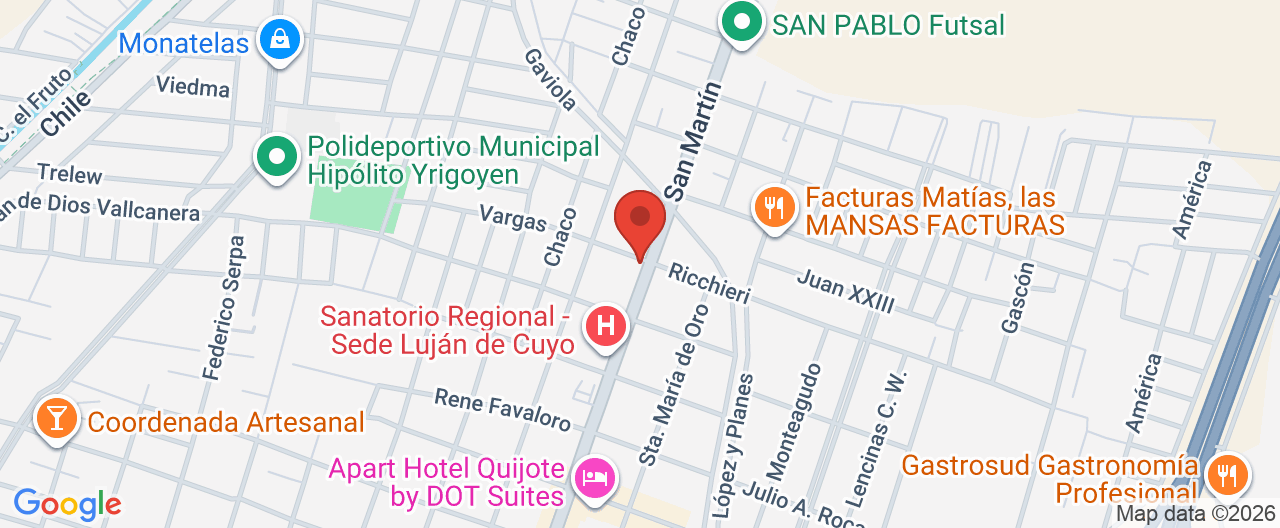 Mapa de la ubicación