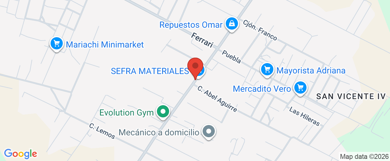 Mapa de la ubicación