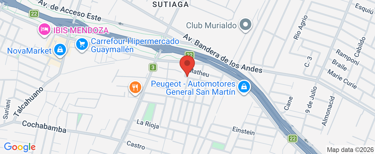 Mapa de la ubicación