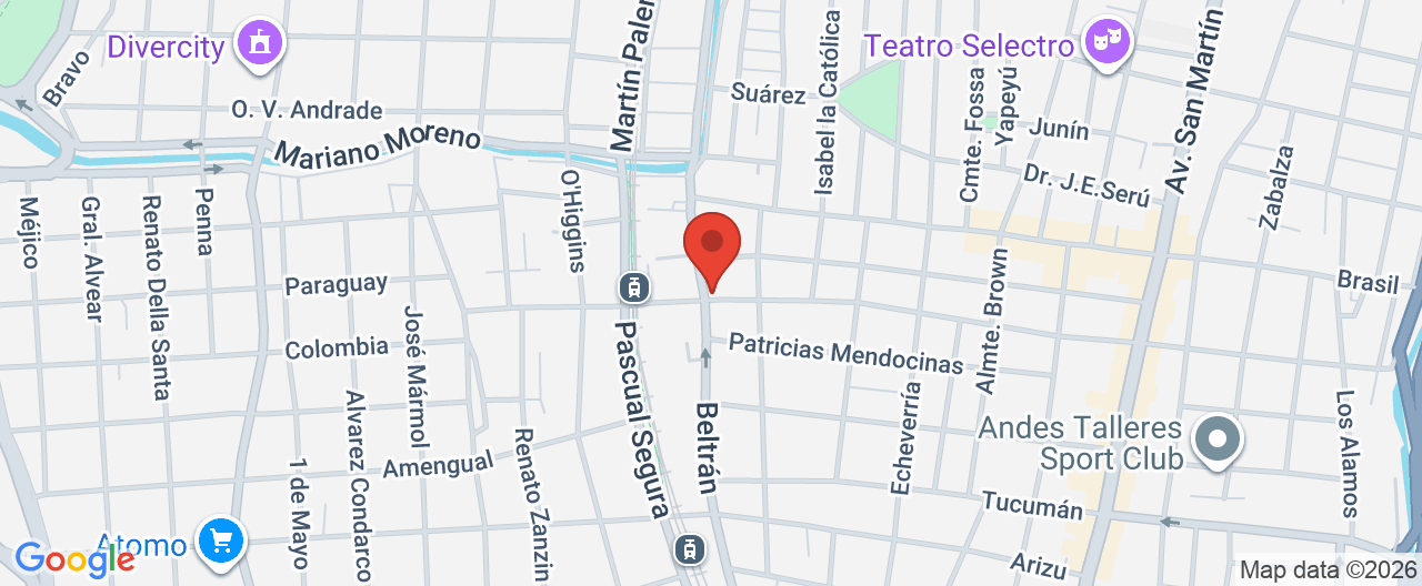 Mapa de la ubicación