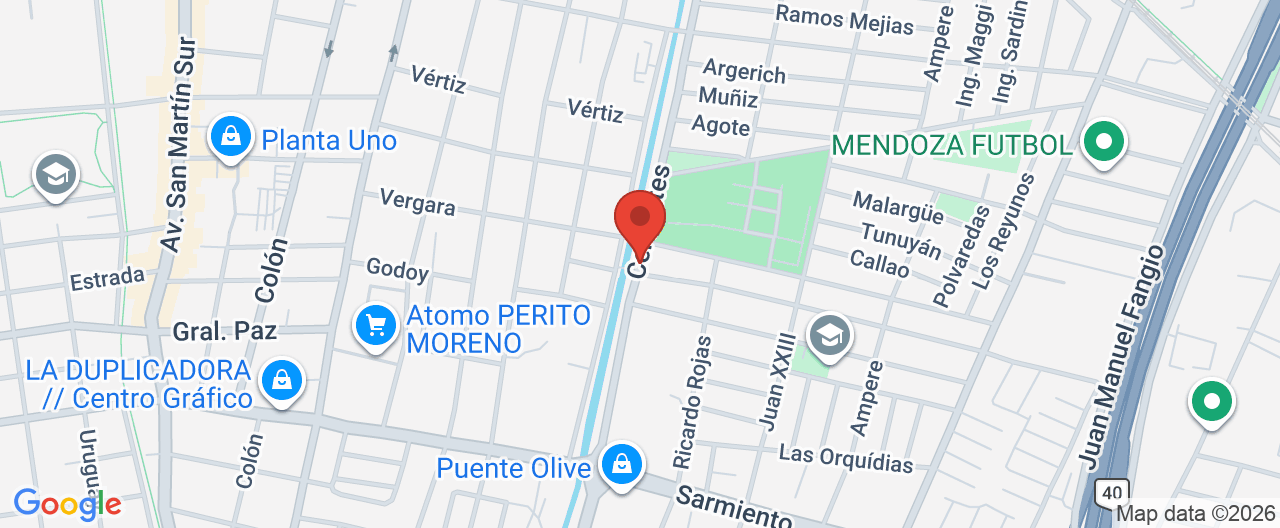 Mapa de la ubicación