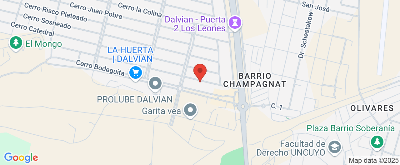 Mapa de la ubicación