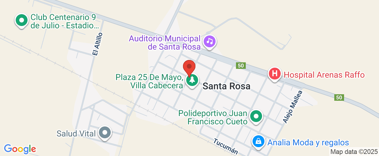 Mapa de la ubicación