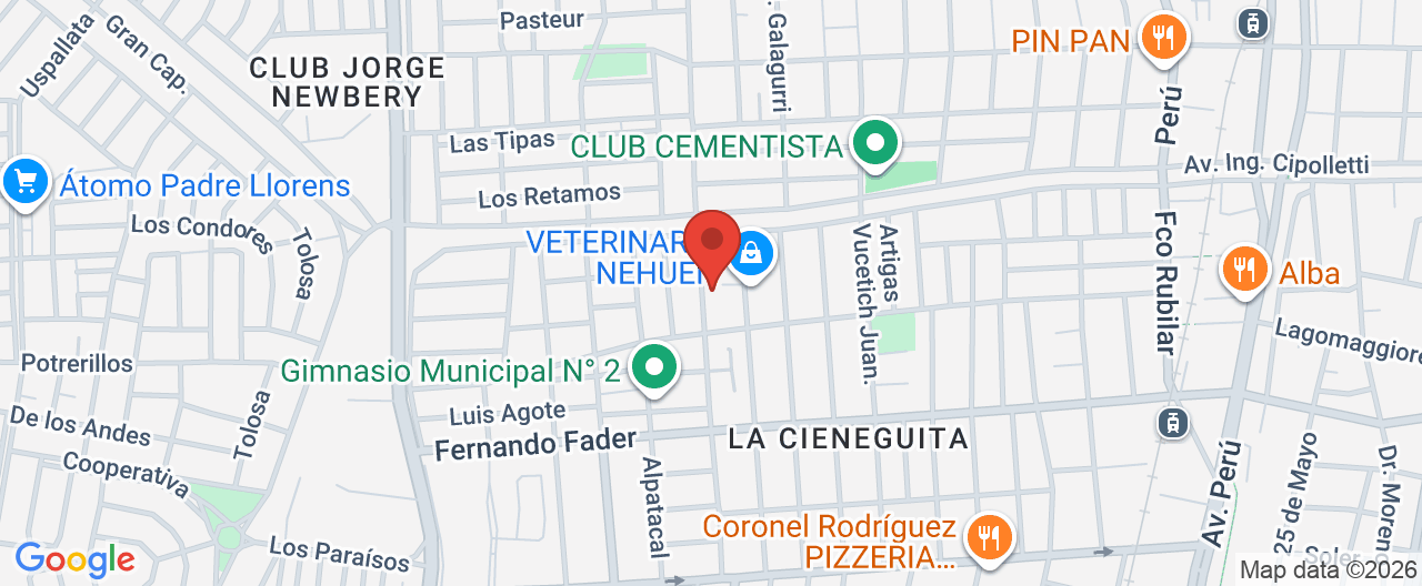 Mapa de la ubicación