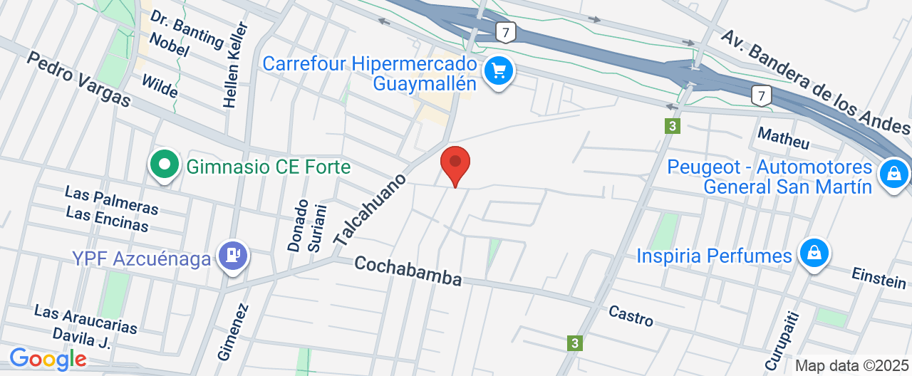 Mapa de la ubicación