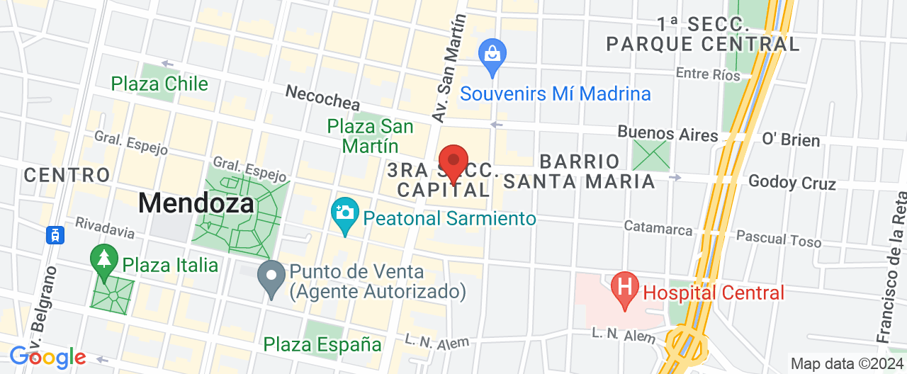 Mapa de la ubicación