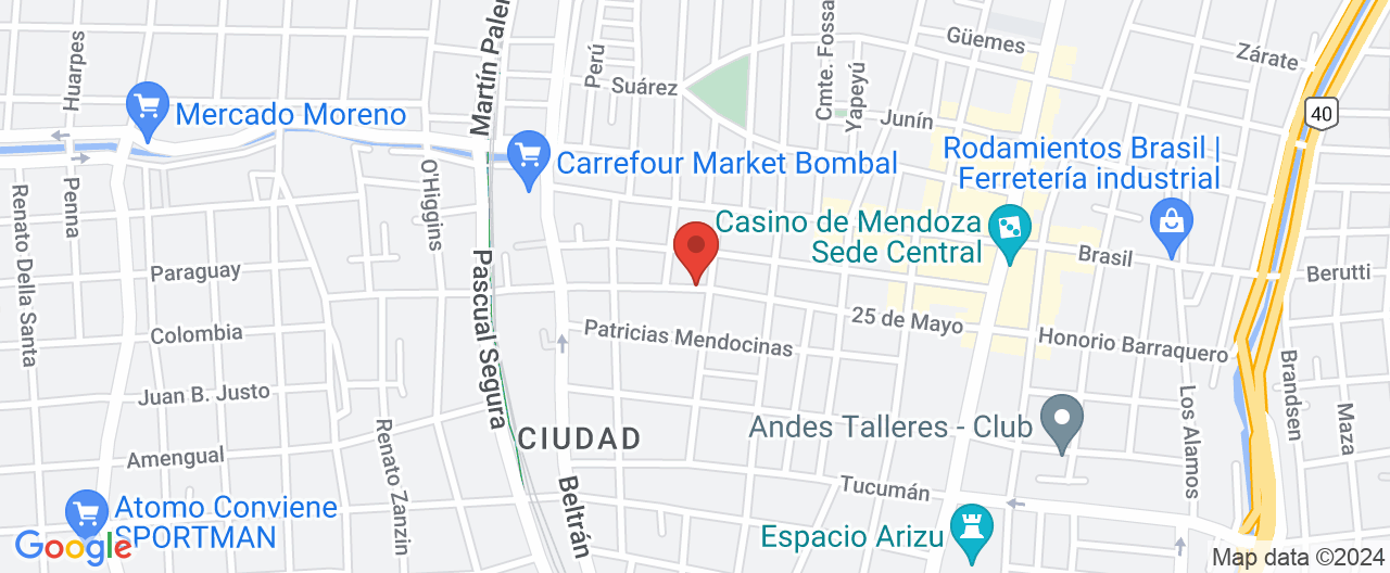 Mapa de la ubicación