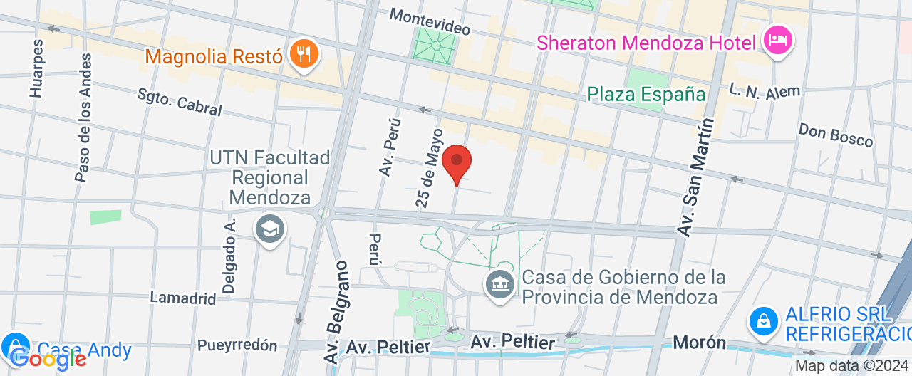 Mapa de la ubicación