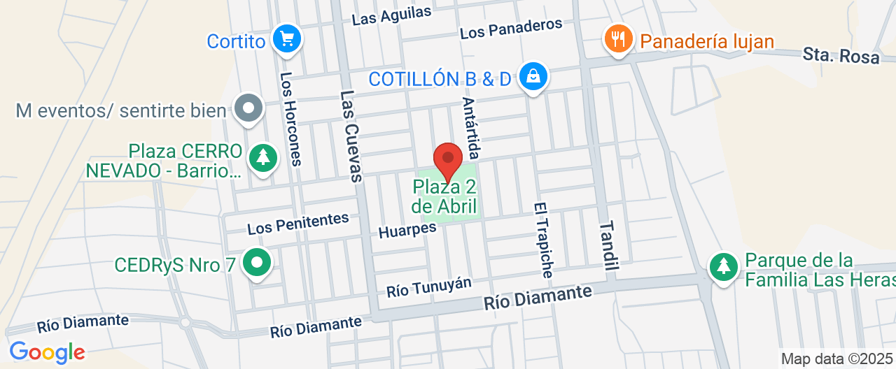 Mapa de la ubicación