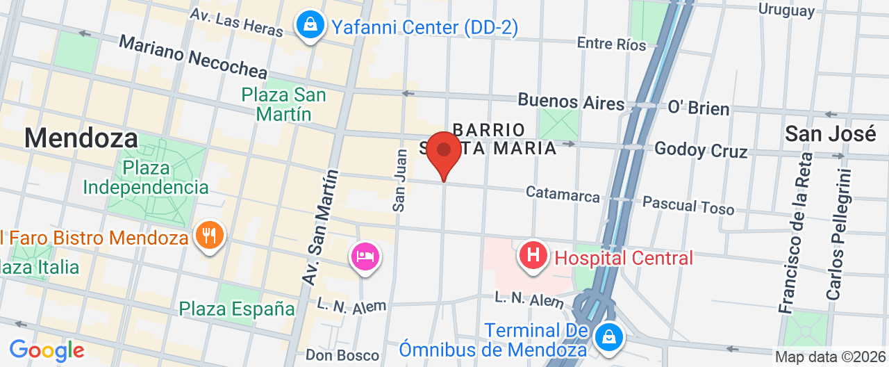 Mapa de la ubicación