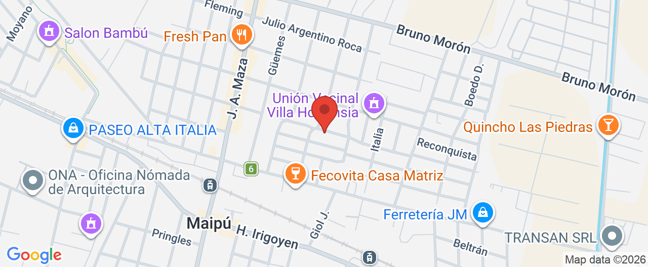 Mapa de la ubicación