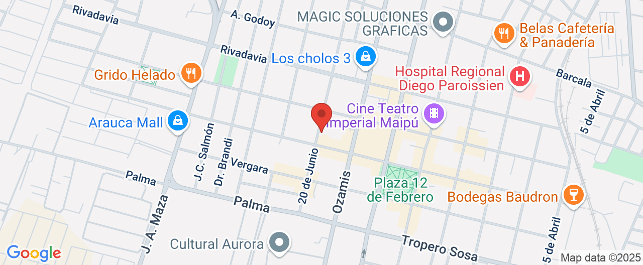 Mapa de la ubicación