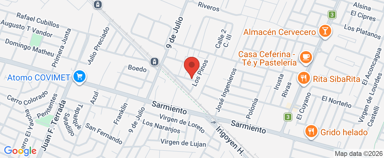 Mapa de la ubicación