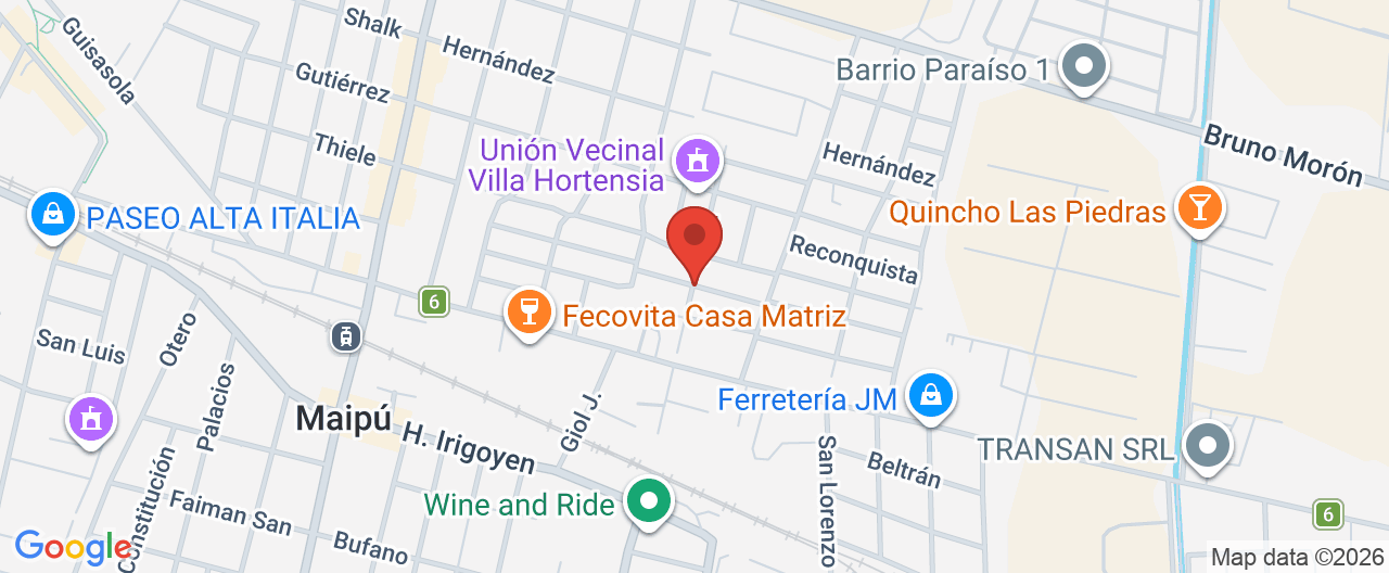 Mapa de la ubicación