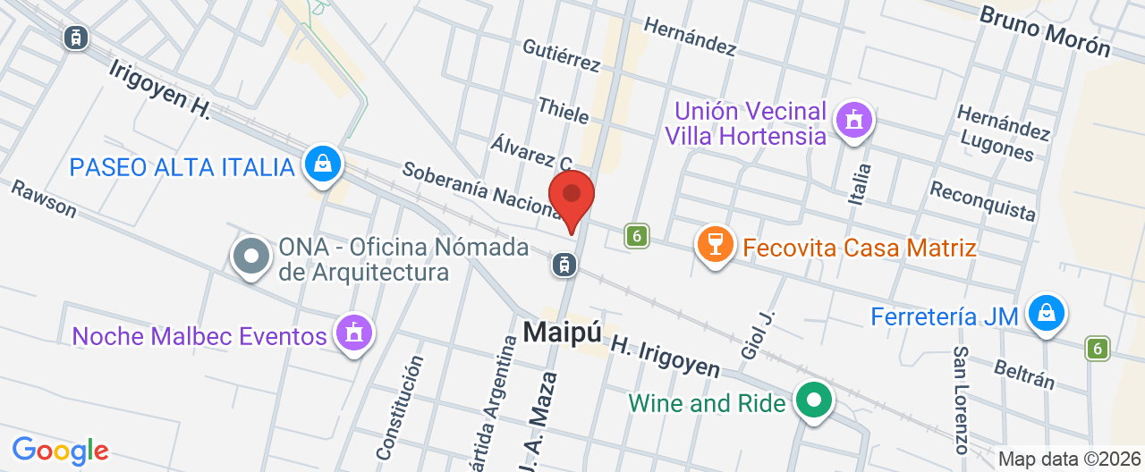 Mapa de la ubicación