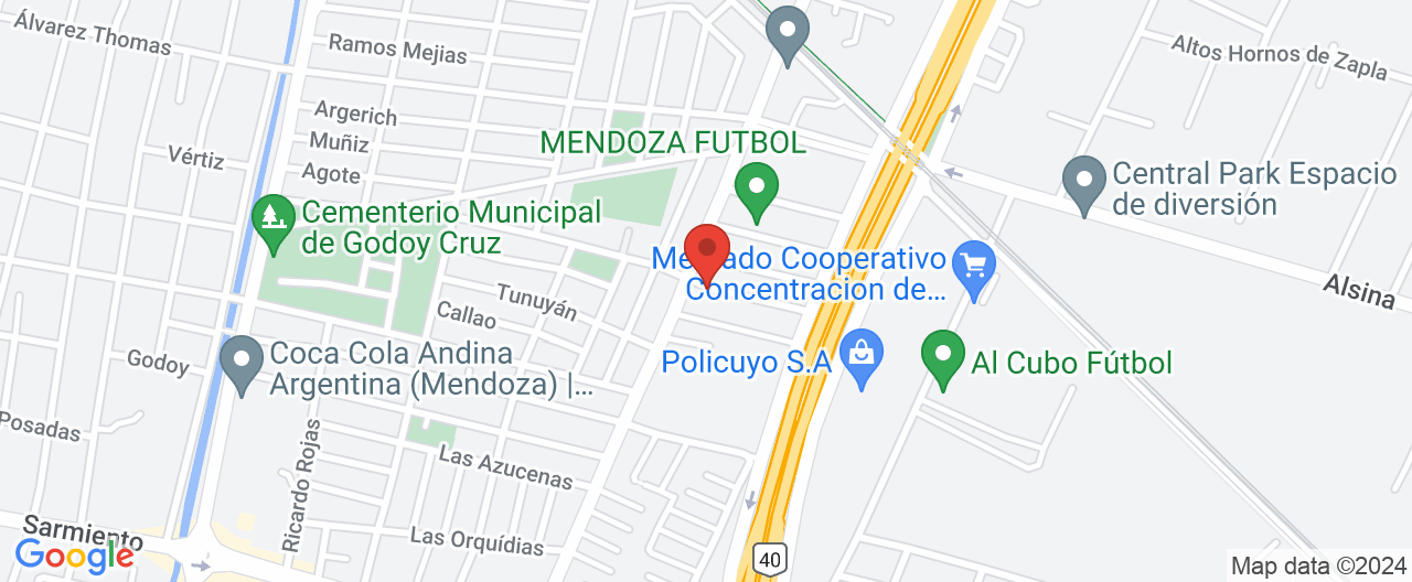 Mapa de la ubicación
