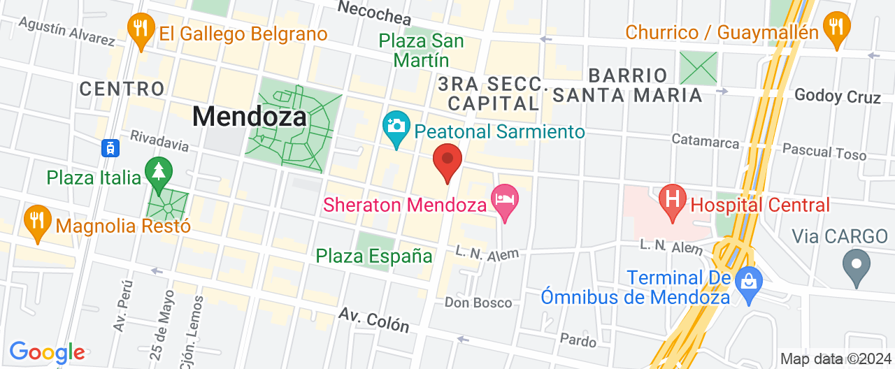 Mapa de la ubicación