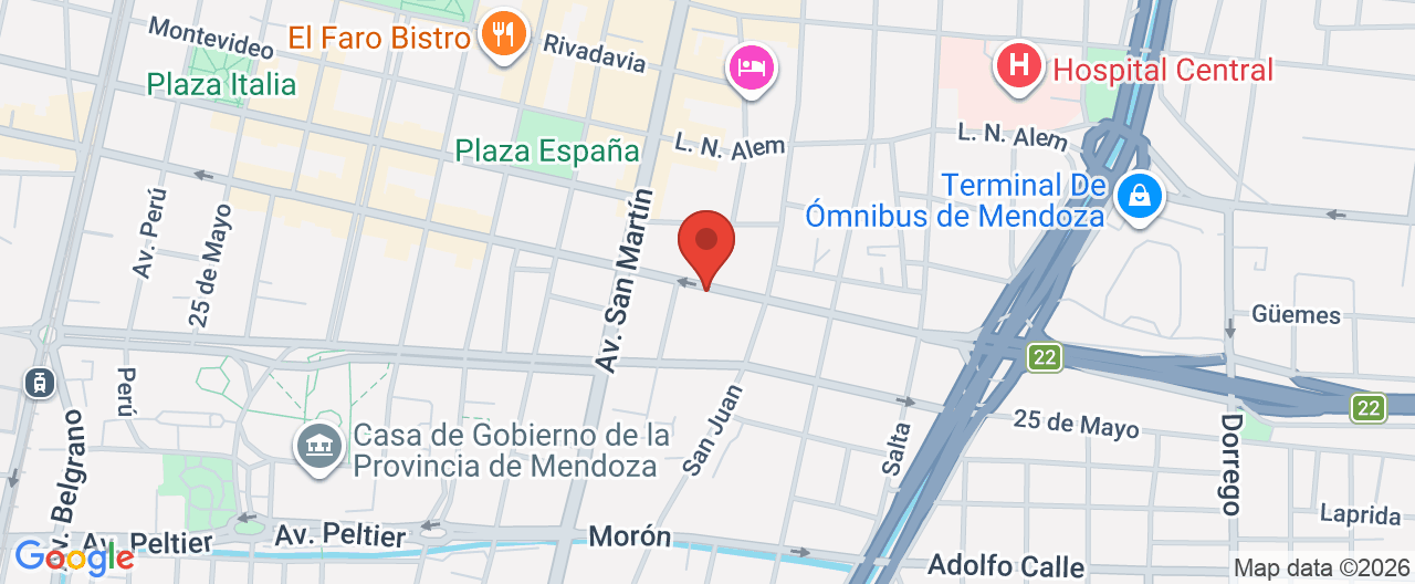 Mapa de la ubicación