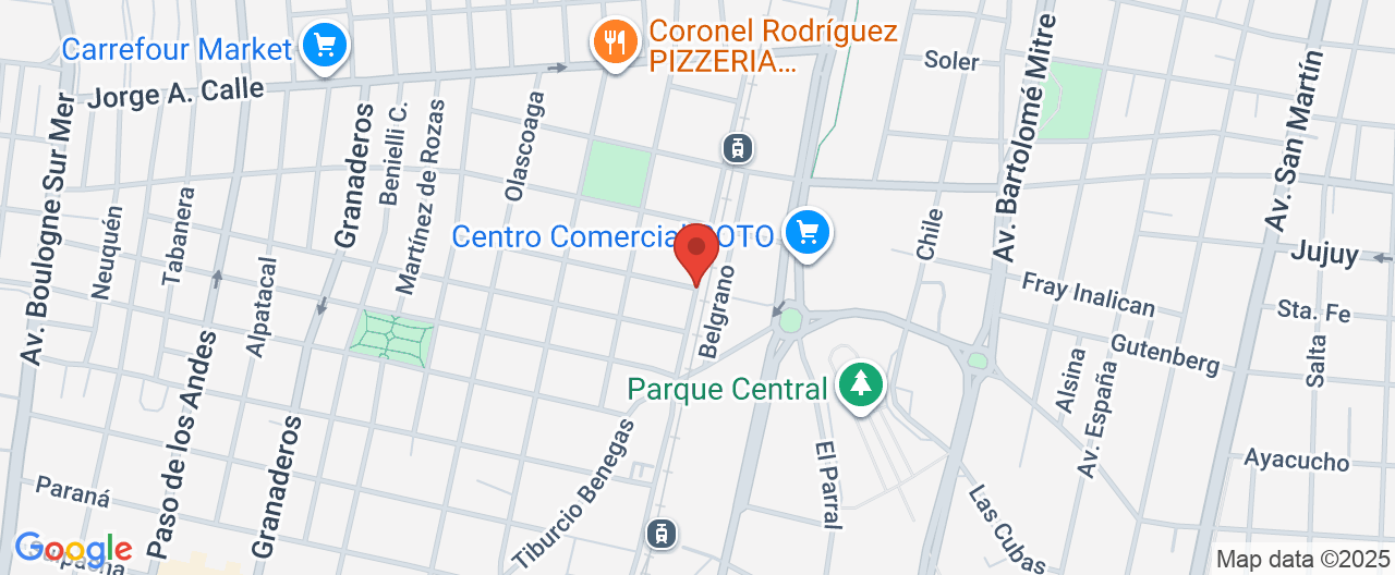 Mapa de la ubicación