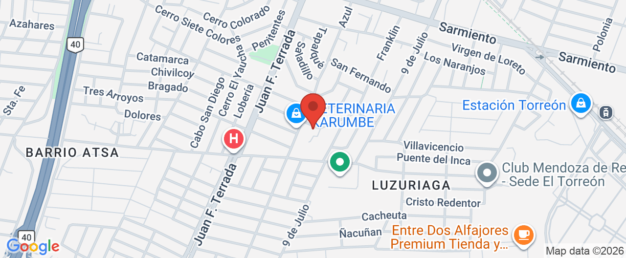 Mapa de la ubicación