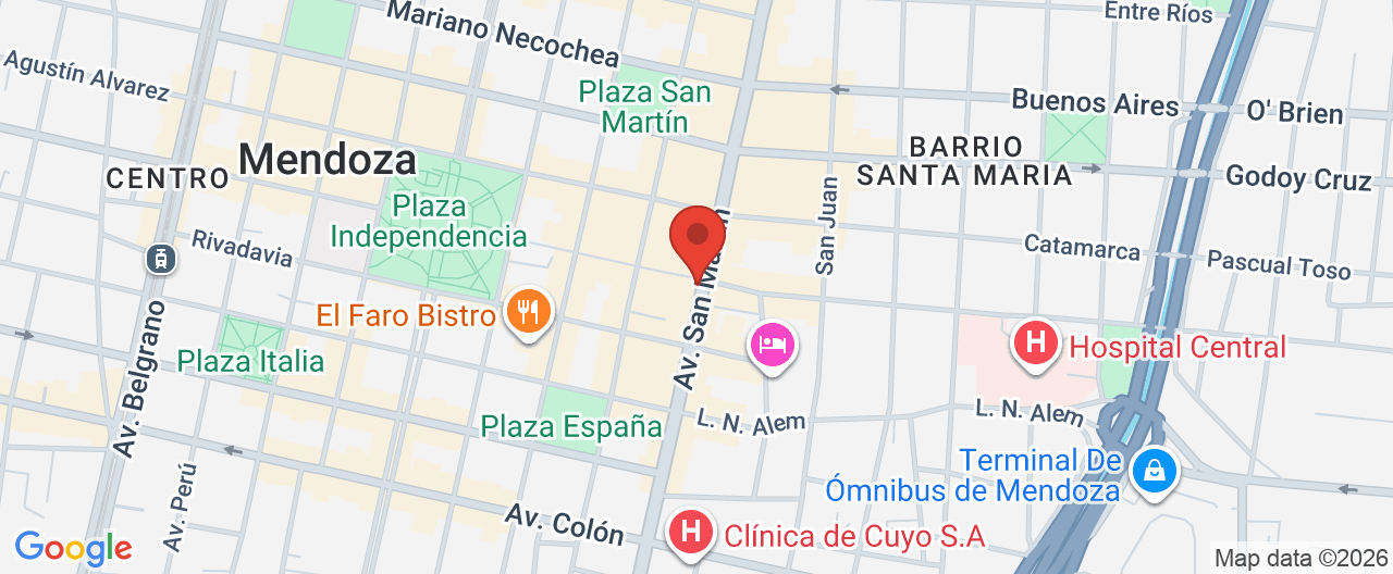 Mapa de la ubicación