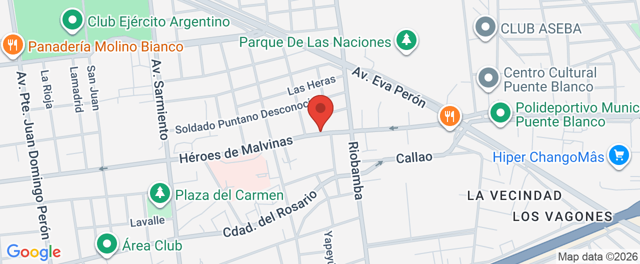 Mapa de la ubicación