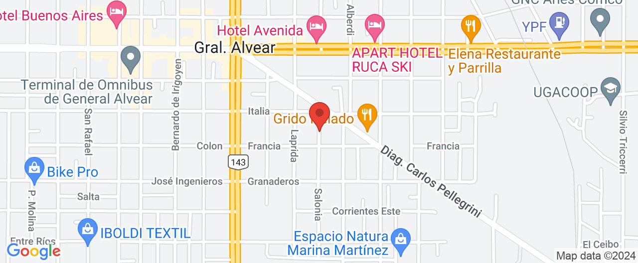 Mapa de la ubicación