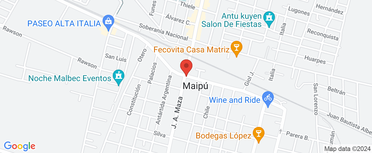 Mapa de la ubicación