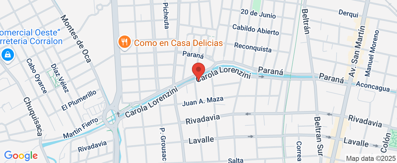 Mapa de la ubicación