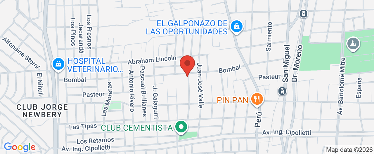 Mapa de la ubicación