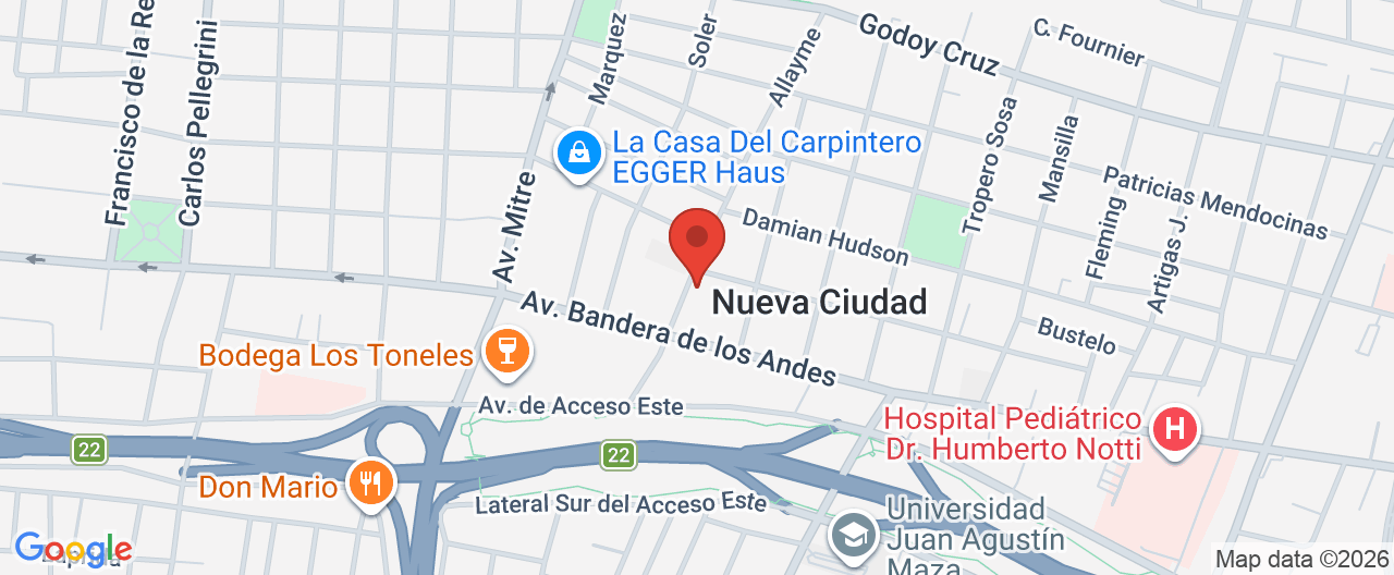 Mapa de la ubicación