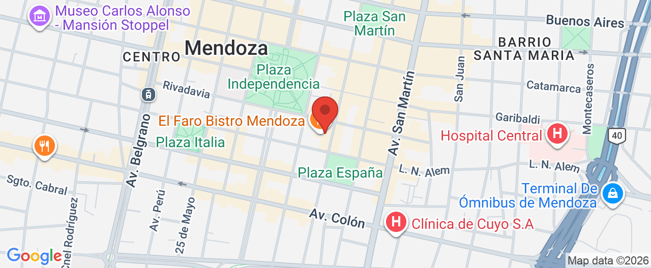 Mapa de la ubicación