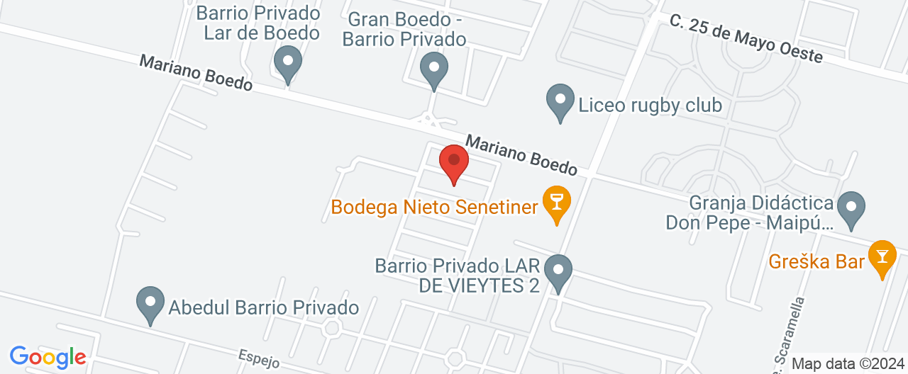 Mapa de la ubicación
