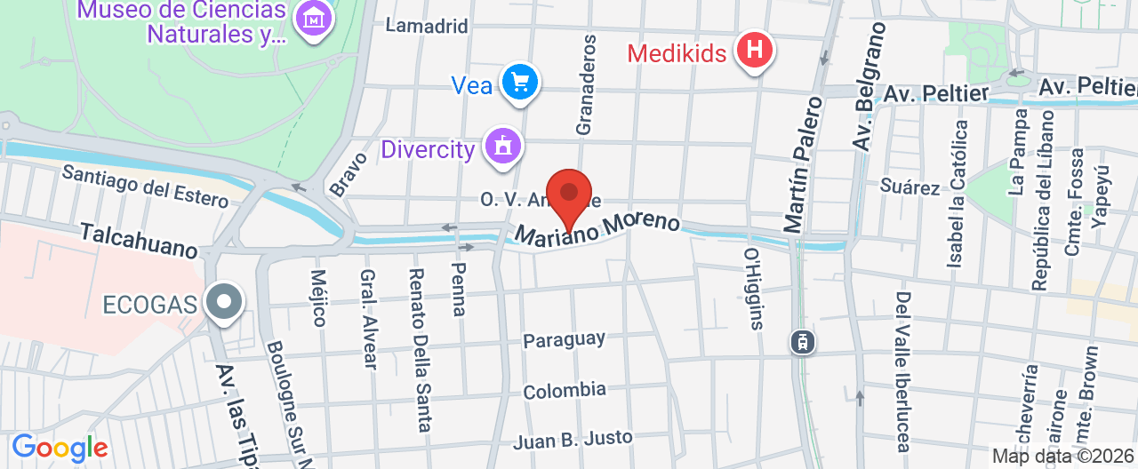 Mapa de la ubicación