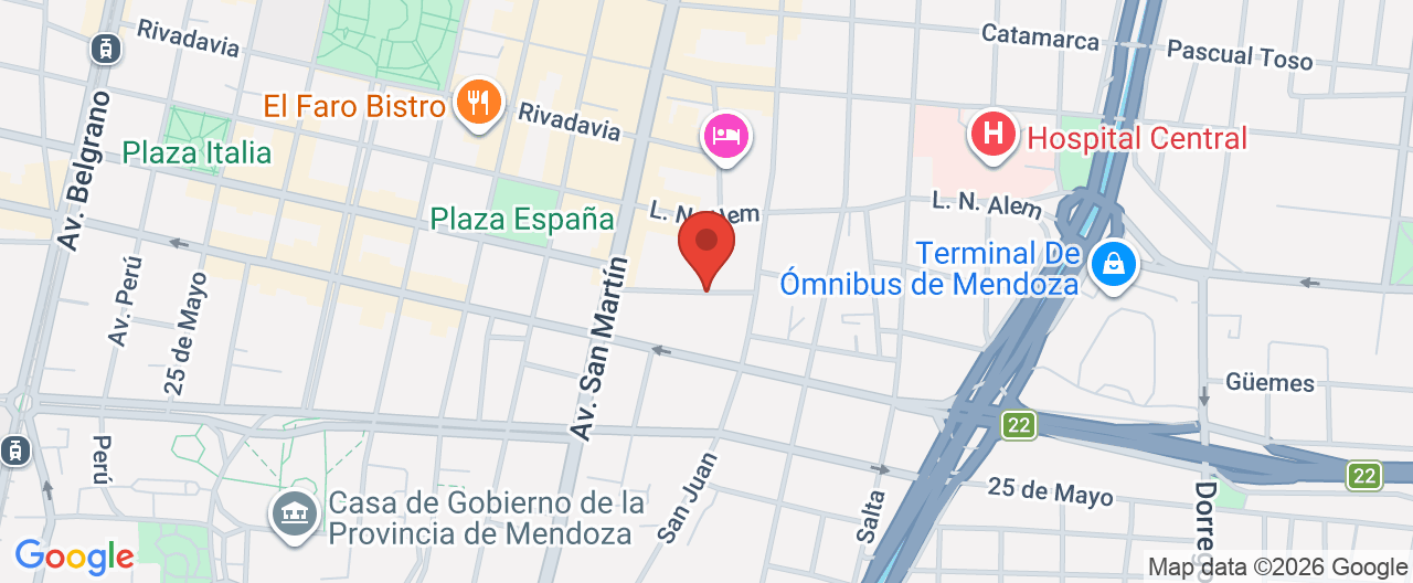Mapa de la ubicación