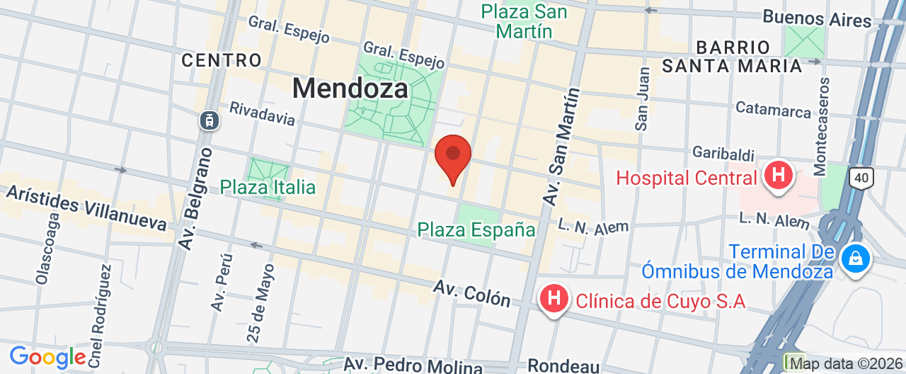 Mapa de la ubicación