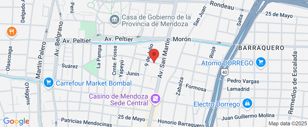 Mapa de la ubicación
