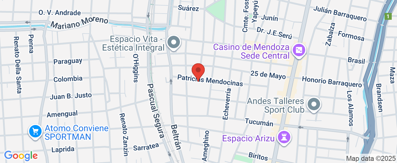 Mapa de la ubicación