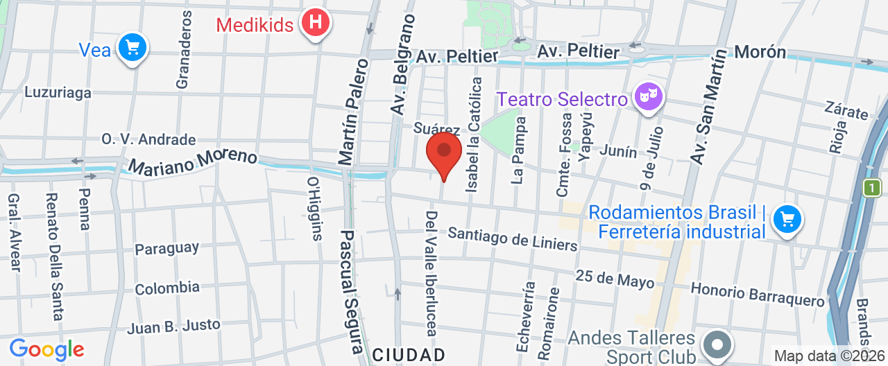 Mapa de la ubicación