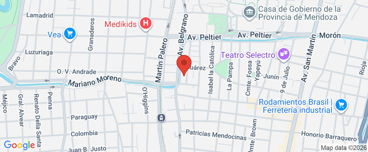 Mapa de la ubicación